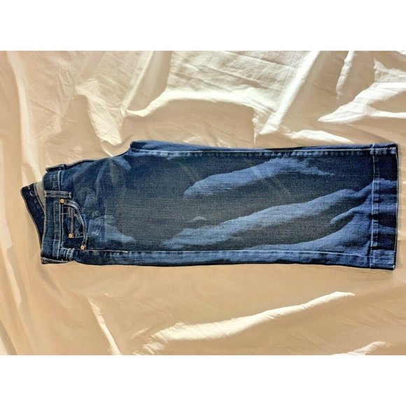 Seven 7 For All Mankind Denim Jeans Women's Size 29” Waist Cropped, Preowned - Picture 8 of 12